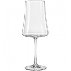 Jogo De 6 Taças 460ml 24cm de Altura Xtra Em Cristal Ecológico Bohemia